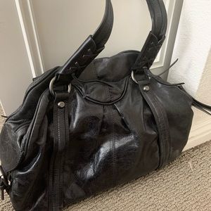 Classic black Francesco Biasia shoulder bag